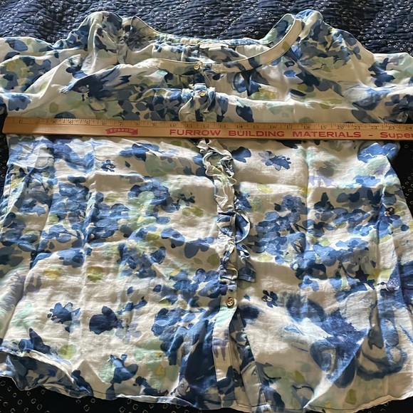 Pretty bright linen top - Picture 4 of 5